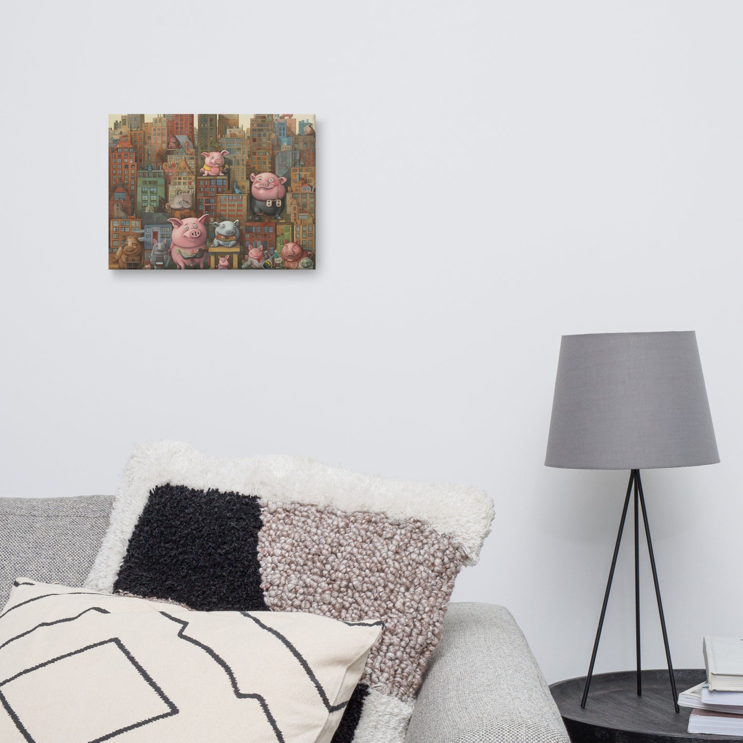 The "Pig City" - Old town Canvas