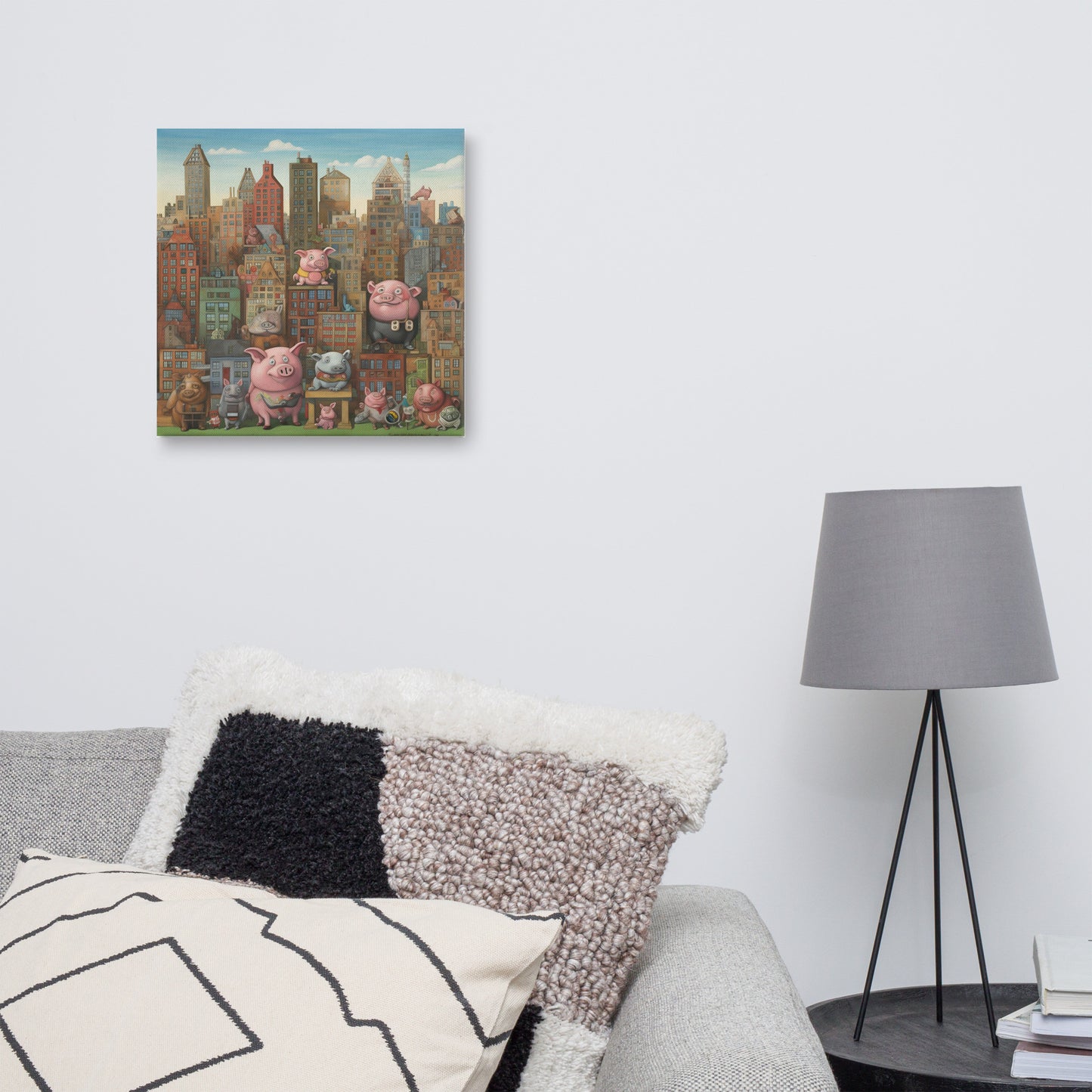 The "Pig City" - Old town Canvas
