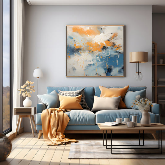 Wall art without canvas