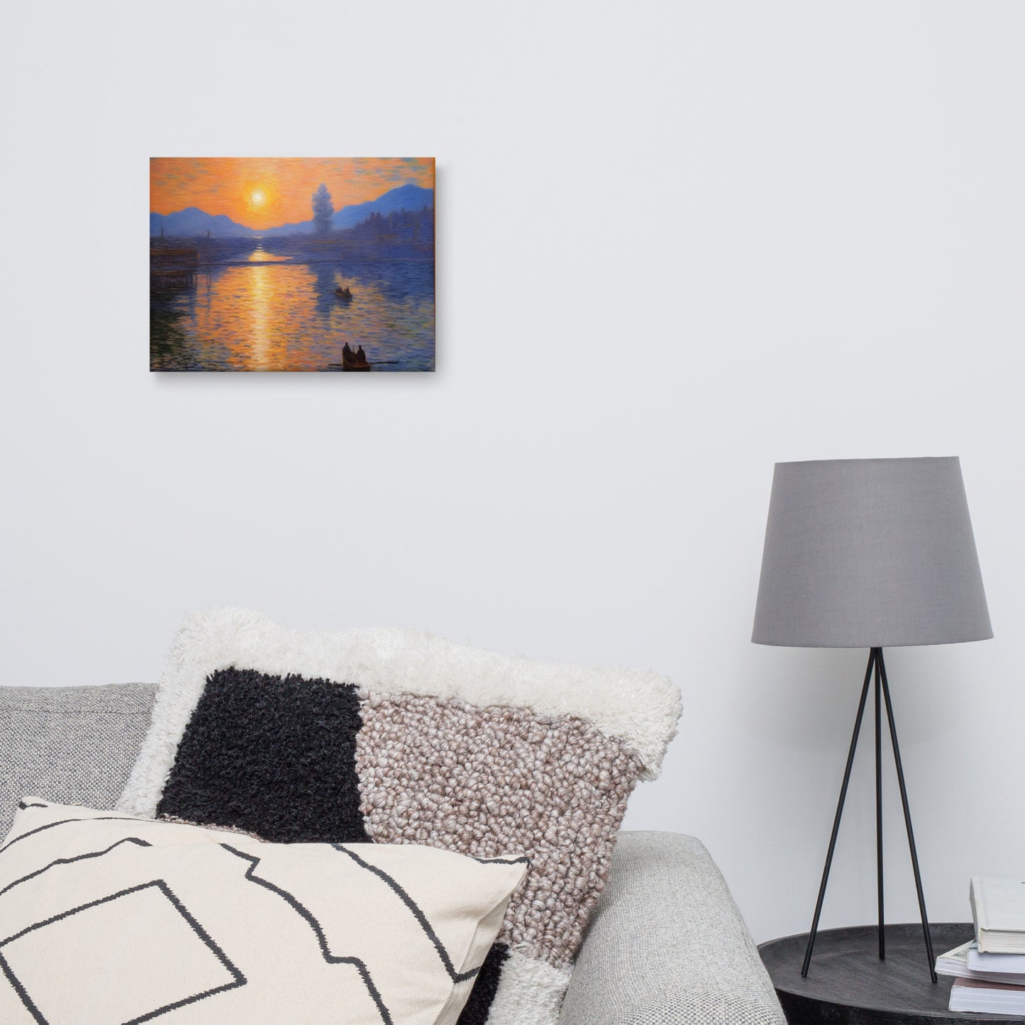 "Sunset" - Golden River Canvas