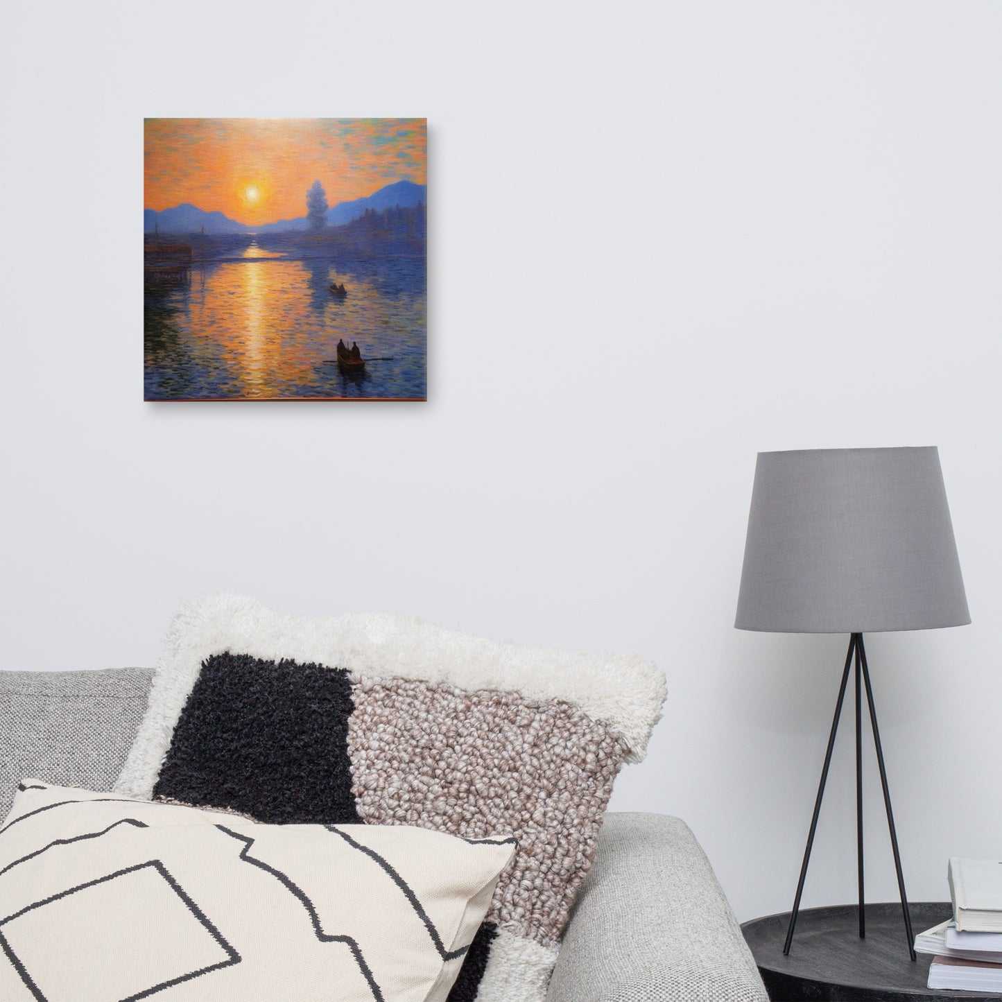 "Sunset" - Golden River Canvas