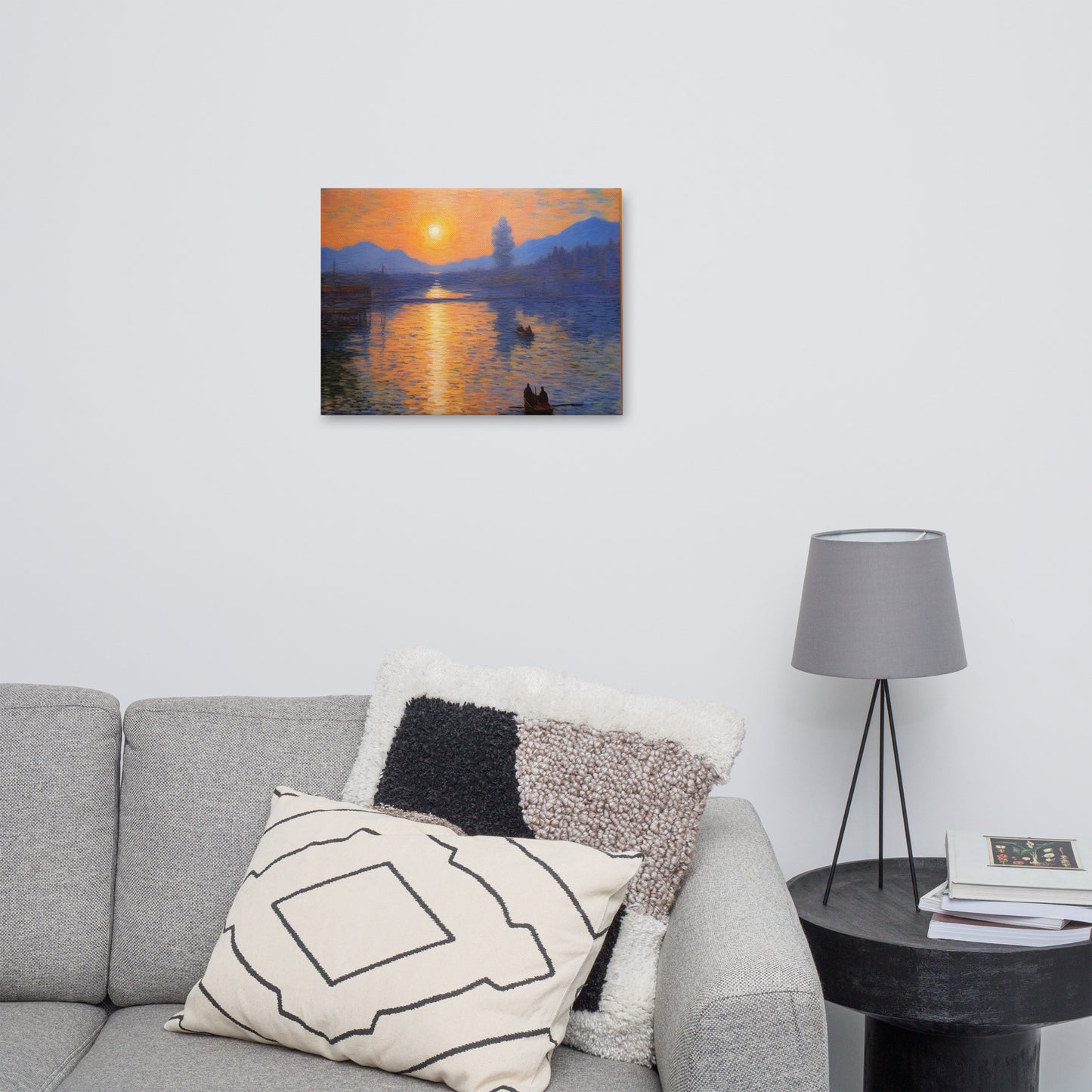 "Sunset" - Golden River Canvas