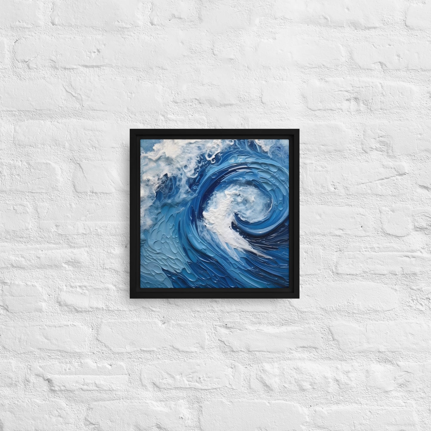 Water - "Tides" Framed canvas