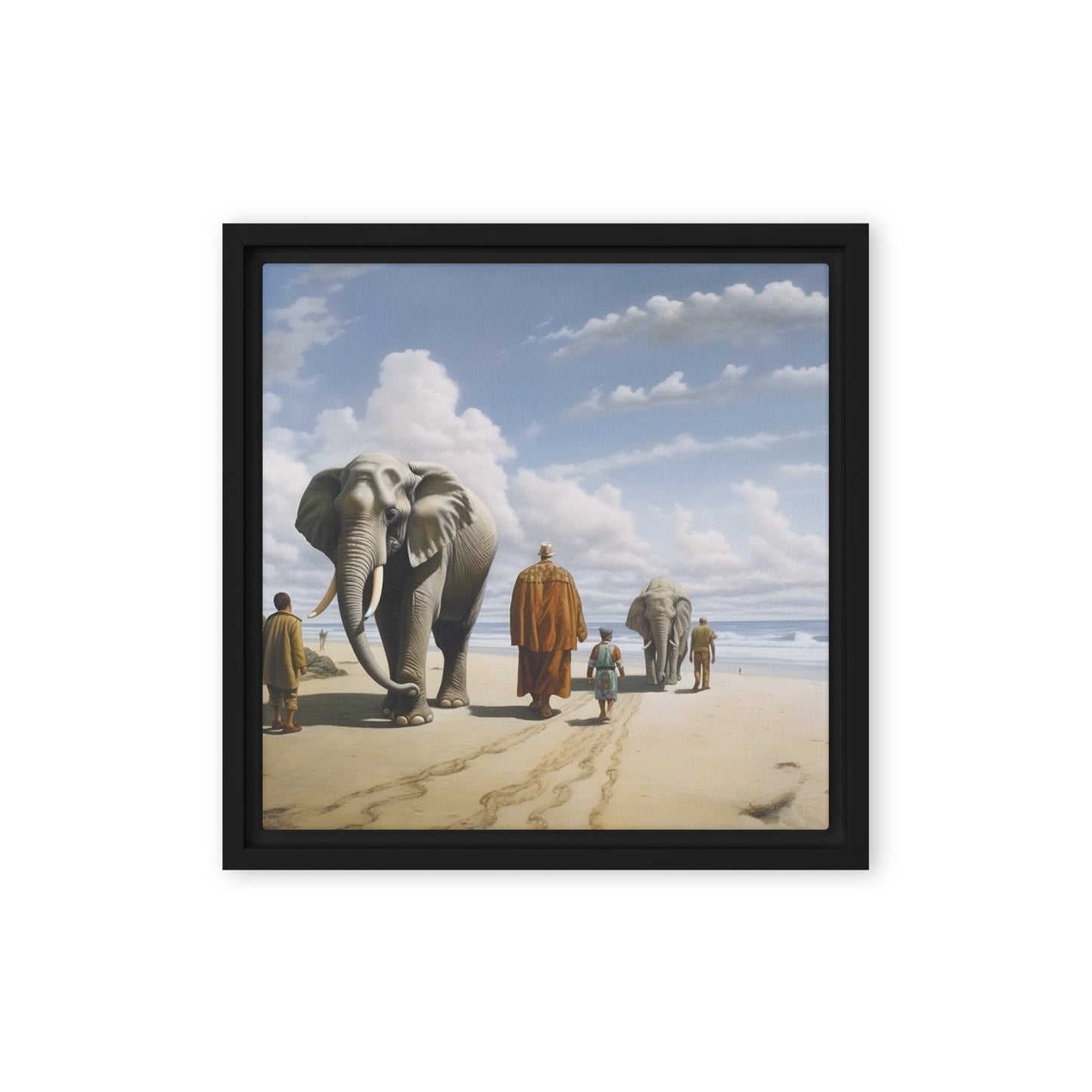 Elephant Framed canvas