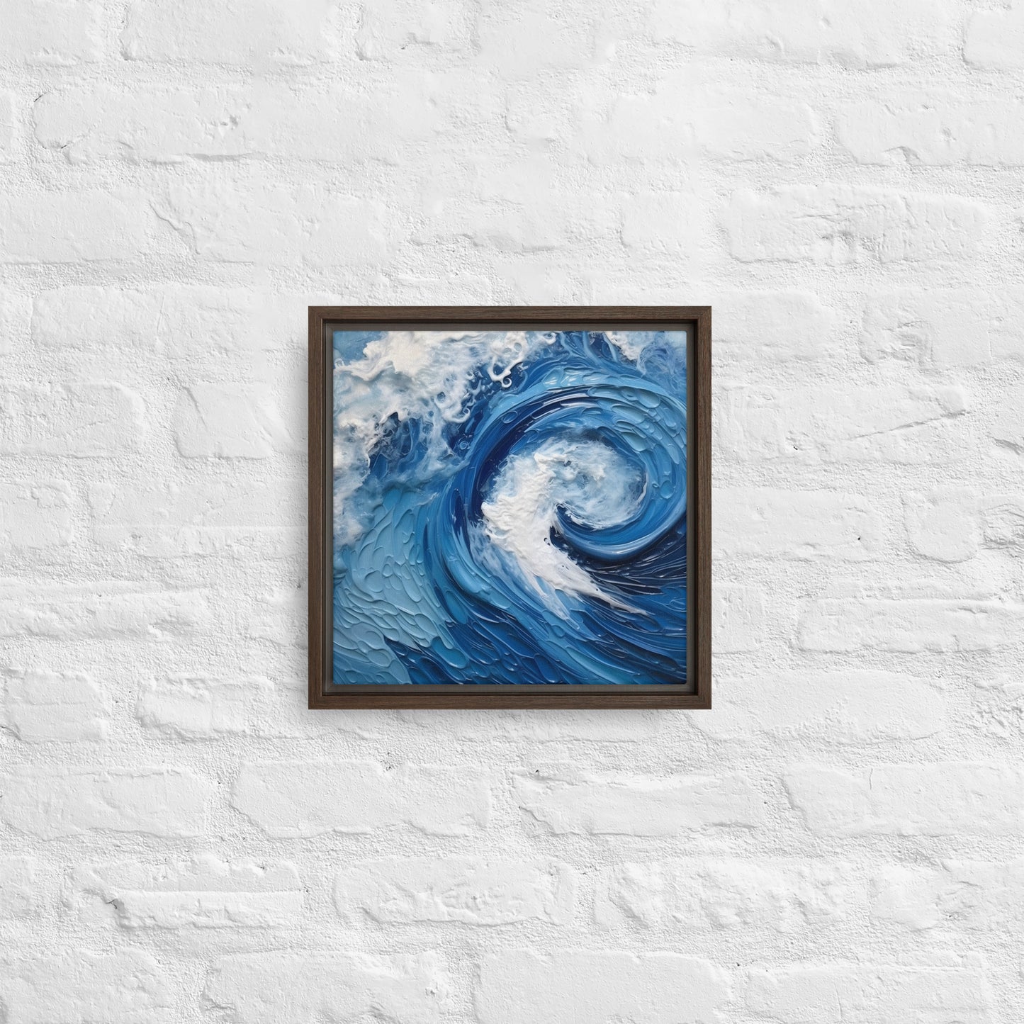 Water - "Tides" Framed canvas