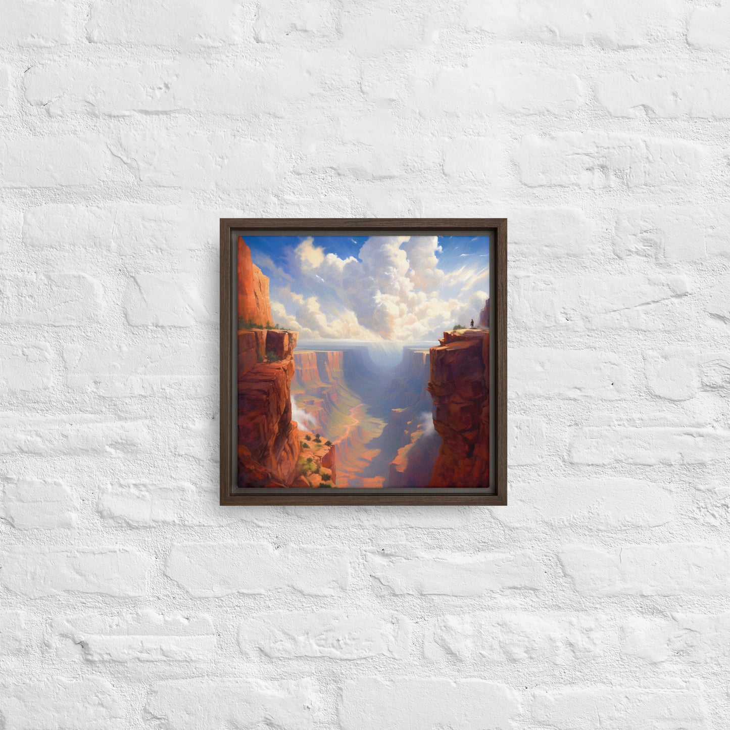 The Canyon Framed canvas