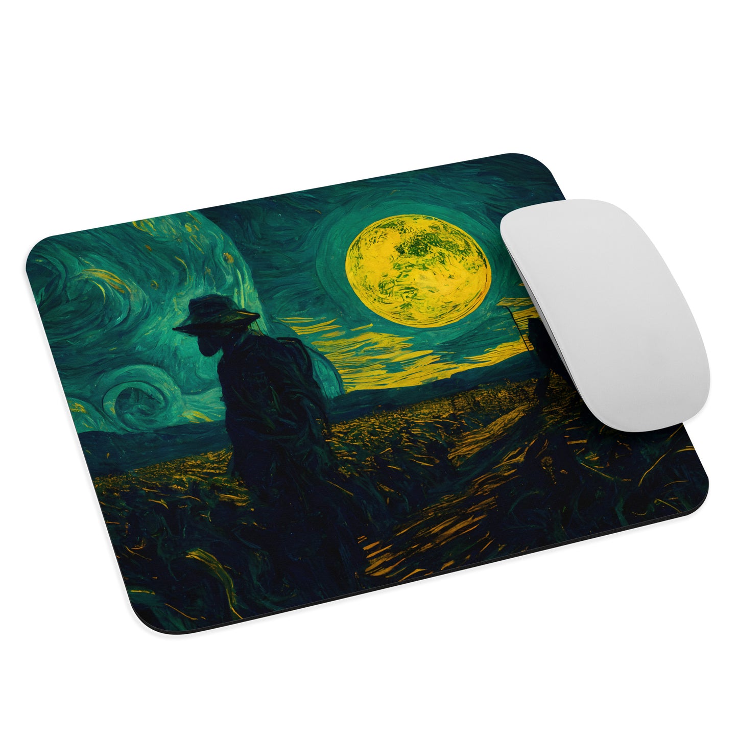 "Night gathers, and now my watch begins." Mouse pad